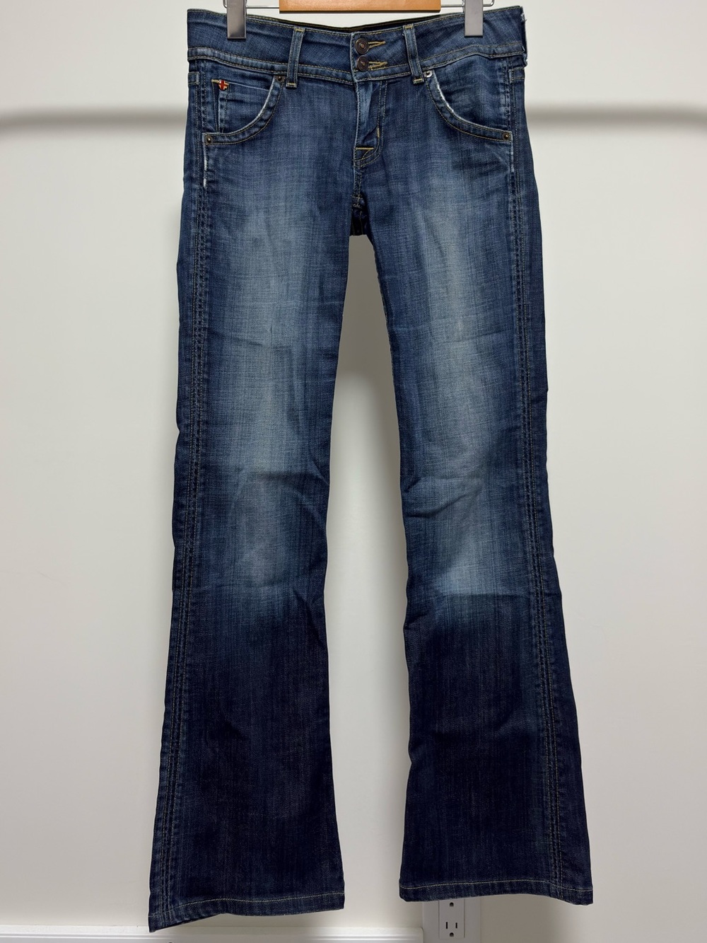 Hudson Signature Bootcut Flap Pocket Jeans